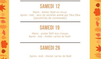 PAPOTE CAFE : Programme des activités